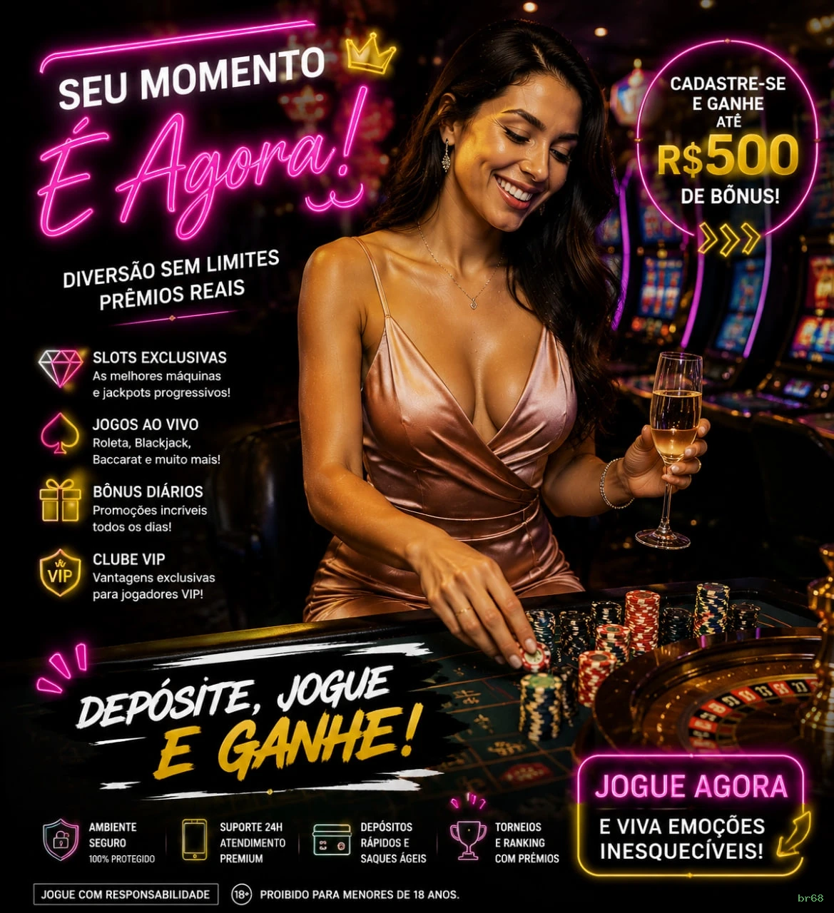 Jogos com dublagem PT-BR no br68 — imersão total